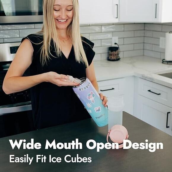 Papablic Vacuum Insulated Breastmilk Cooler Bottle, 20oz Stainless Steel Violet - Picture 5 of 6